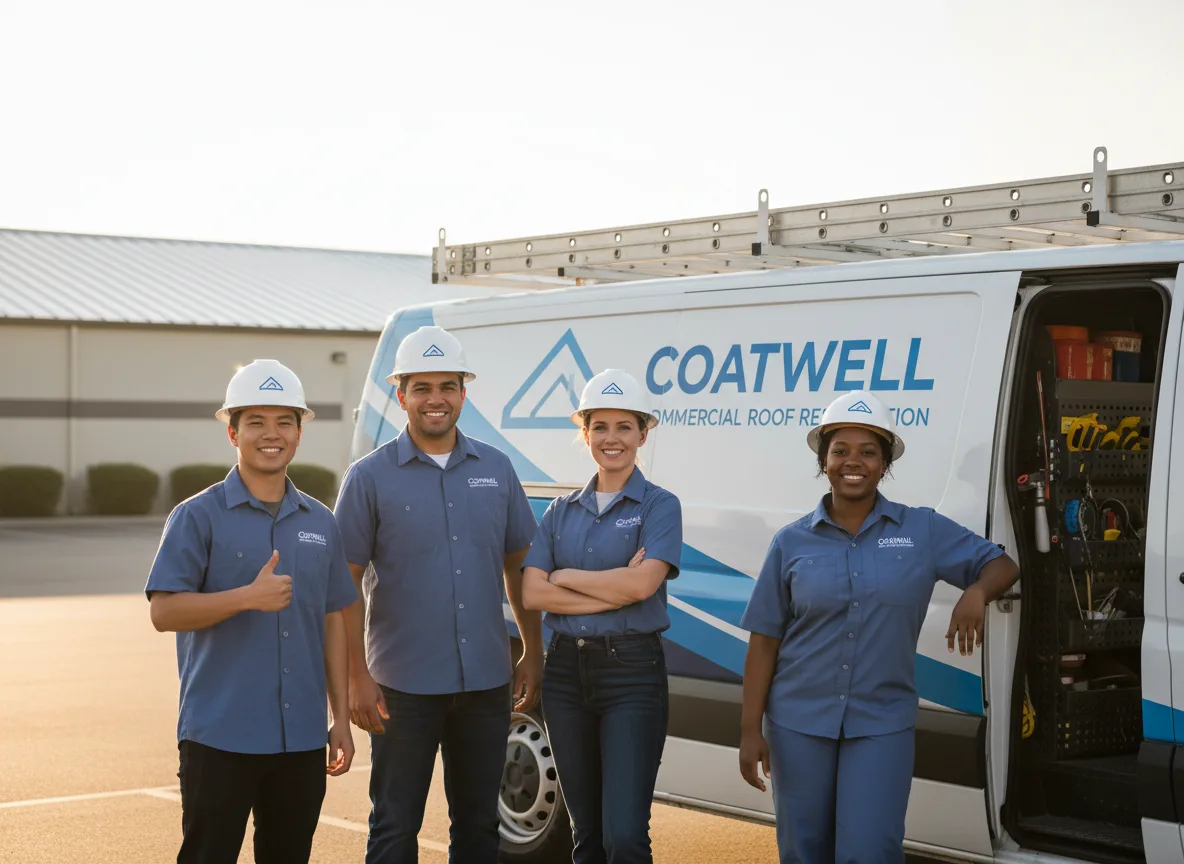 Commercial roof coating company in Toulon, IL